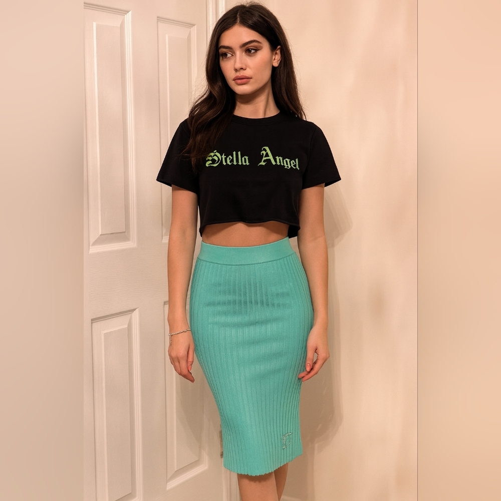 Juicy Couture Mint Pencil Skirt